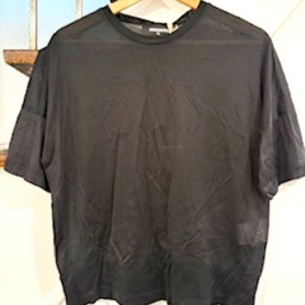 NWT Dsquared2 S/s silk oversize shirt sz XS
